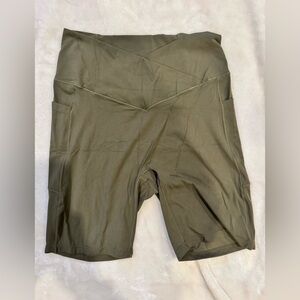 HALARA Olive Bike Shorts for Women